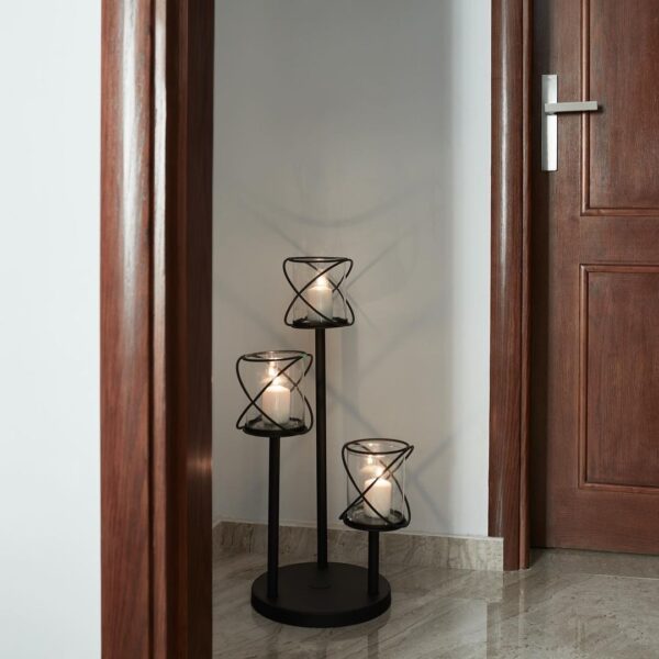 Shino candle holders