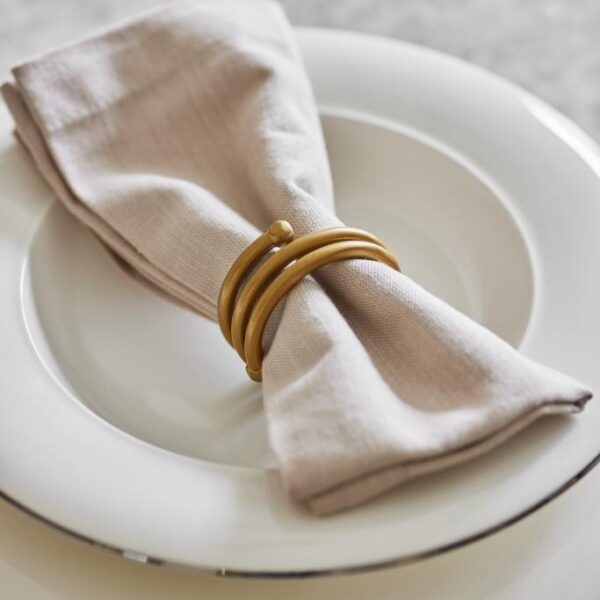 Loop set of 6 Napkin Rings